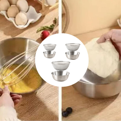 Multipurpose Stainless Steel Perforated Bowl And Strainer-25CM 2