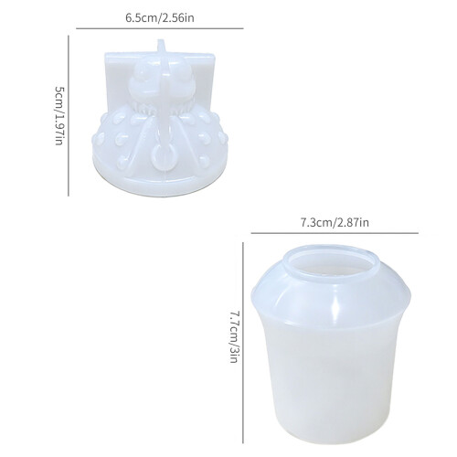 Creative Frogs Shape Silicone Mould For Handmade Candle And 2