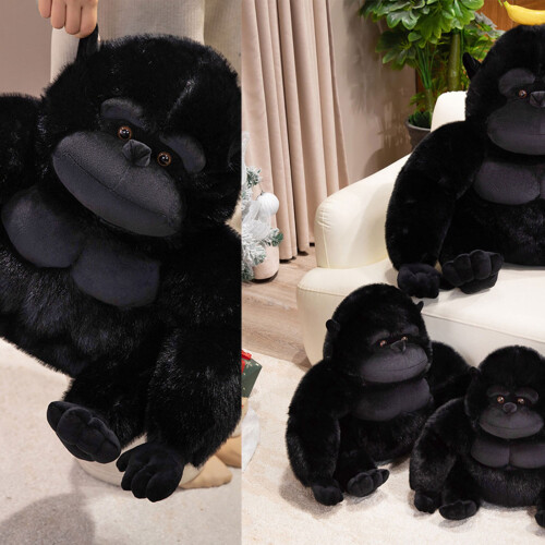 Poupée d'animal en peluche de coussin de jouet de fourrure-35cm 1
