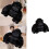 Poupée d'animal en peluche de coussin de jouet de fourrure-35cm 3