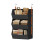 Pliable Hanging closet Storage Bin With Separate-Black 2