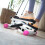 Twist Stepper with Ropes, Pink - Compact Exercise Equipment 2