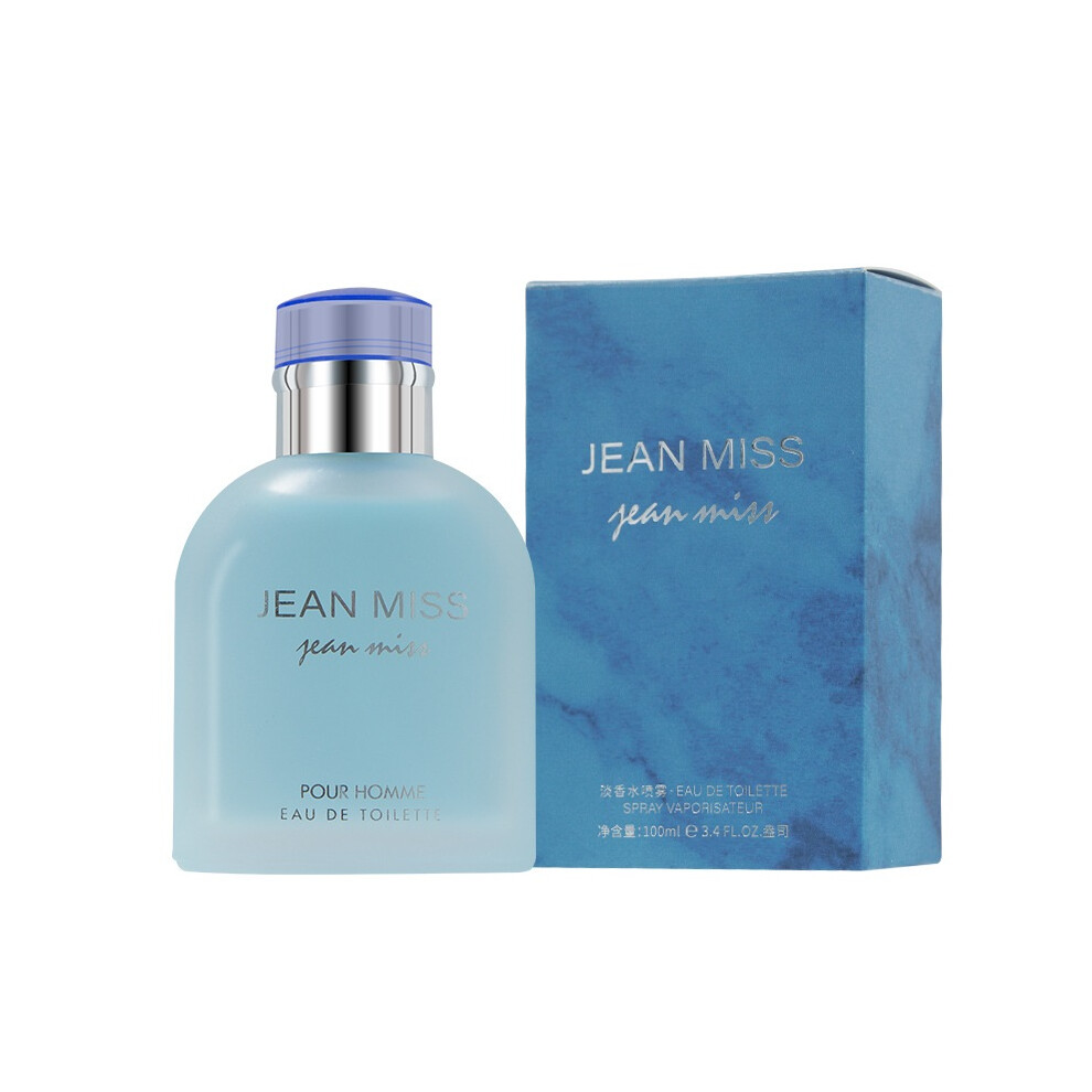 Hkedes Light/Blue Jean Miss Brand Men's Perfume, Intense Edition, Long-Lasting Fragrance