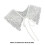 Adorable White Detachable Spread Lapel Collar Accessory-Black 4