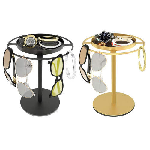360 Rotating Eyeglass Holder Stand Eye Glass Display-Black 1