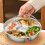 Multi Section Steam Tray With Double Handle Stainless Steel-3 3