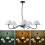 Living And Home Modern 5-Head Pendant Light Chandelier 2
