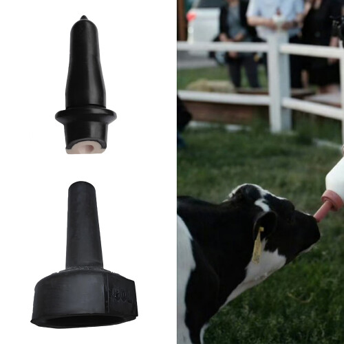 Calf Feeding Pacifiers with Fixed Base Milk Bucket Nipple for-C 2