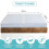 Thick cushioning Mattress Pad And molded Cover Set-White 4