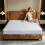 Thick cushioning Mattress Pad And molded Cover Set-White 6