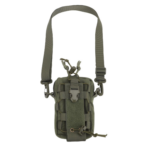 Wasserflaschen-Gürteltasche aus Nylon Grün Eine Größe 1