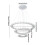 Living And Home Modern LED Pendant Light Chandelier 6