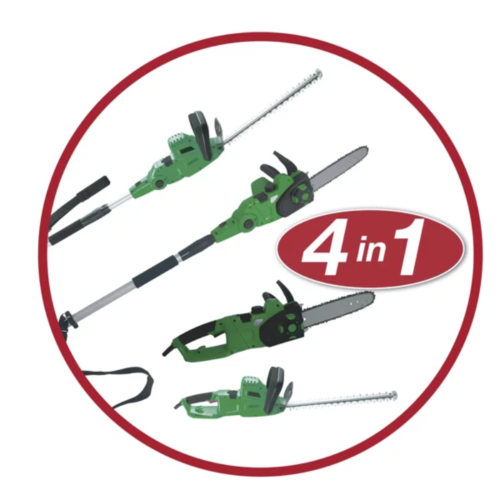 ECKMAN 4 in 1 Telescopic Hedge Chainsaw Set Tool