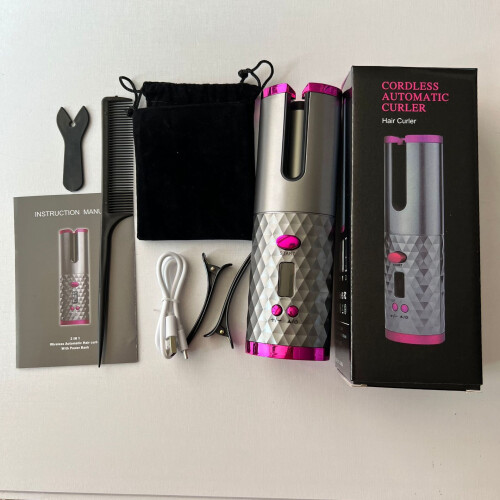 Wireless Rechargeable/Automatic Hair Curler 2