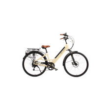 Dallingridge Harlow V3 Step Through Hybrid Electric Bike, 700c Wheel, Bafang Powered, 14Ah - Cream