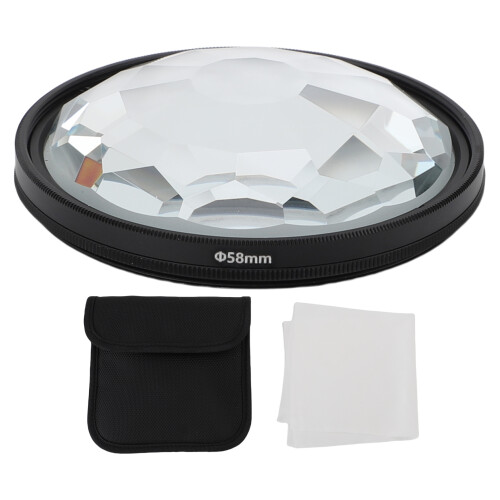 58-mm-Kaleidoskopfilter für Kameraobjektivglas 1