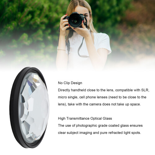58-mm-Kaleidoskopfilter für Kameraobjektivglas 2