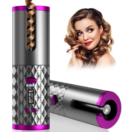 Wireless Rechargeable/Automatic Hair Curler 2