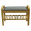Gr8 Home Bamboo Shoe Rack Bench with Cushion Seat Storage 6