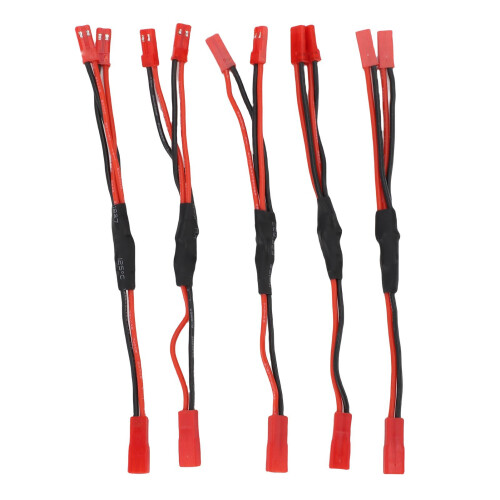 5 Stück JST-Stecker-Splitter-Y-Kabel 15,5 cm 030/050/180 1