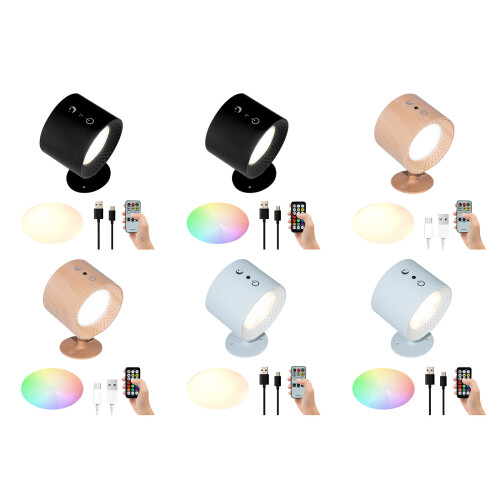 Magnetic Wall Light with 3 Color Temperatures USB-M 1 1