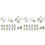 28 Assorted LED Car Interior Inside Light Dome Trunk Map License Plate Lamp Bulb 1