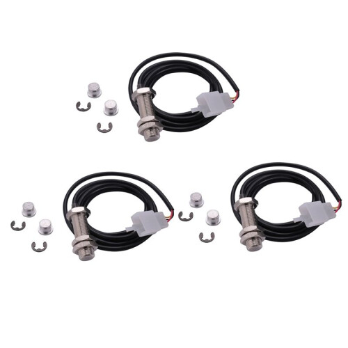 3X Sensor Cable for Motorcycle Digital Atv Odometer Speedometer Tachometer
