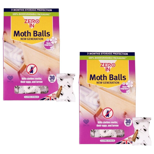 Zero In 30 Pack Fabric Freshness Balls Pack of 2