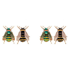 4X Fashion Natural Insect Animal Spille Spille Bee Alloy Pins Gioielli Vintage per Le Donne, Ape