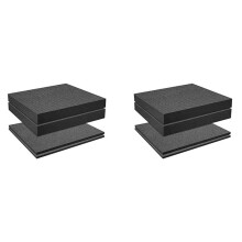 8 STUKS Pick Apart Foam Insert - Pluck Pre Square Sheet Foam met Bodemgebruik voor Board Game Box Cases Opberglade B