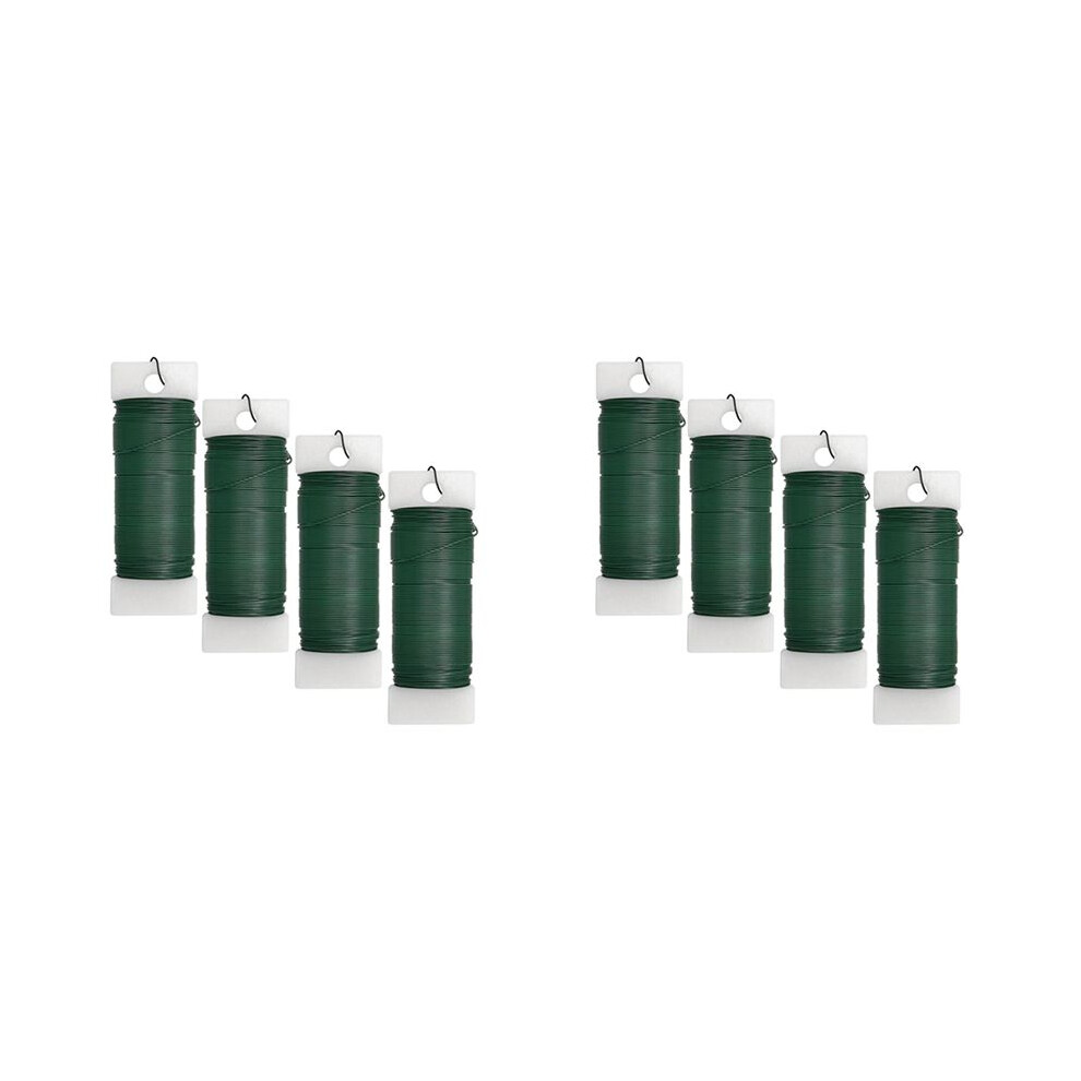8Pack Floral Wire Flexible Paddle Wire Florist Green Wire For Crafts,Wreaths, Tree,Garland And Floral Flower Arrangement 6033987344625