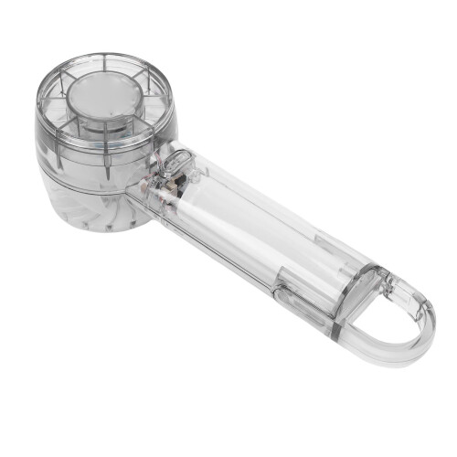 Transparenter Handventilator 1200mAh USB 3-Geschwindigkeiten Haken