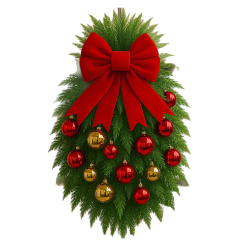 User Friendly PVC Holiday Garlands with Tear Drop Design