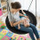 90 cm Round Nest Swing - Soft, Foam-Padded Frame 3