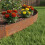 Stalen gazonrand - Roestbruine look, flexibele tuinrand 3
