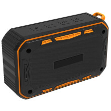 Sportlicher wasserfester Bluetooth-Lautsprecher - Orange