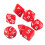 7er-Pack Würfel zu Dungeons and Dragons (rot) 1