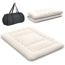 Japansk futonmadras, tatamimåtte, beige, 140x200 cm