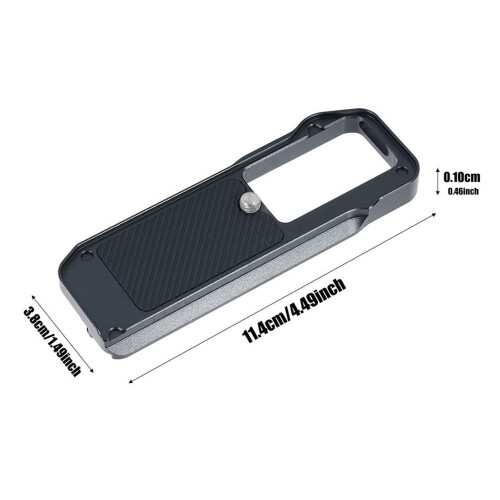 M5-Aluminium-Schnellwechsel-Basisplatte, Schwarz 1