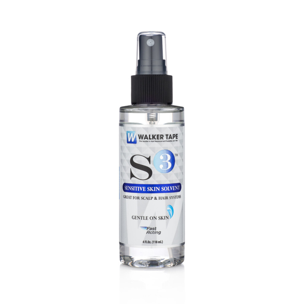 Walker Tape Unisex Clear S3 Sensitive Skin Solvent 4Oz