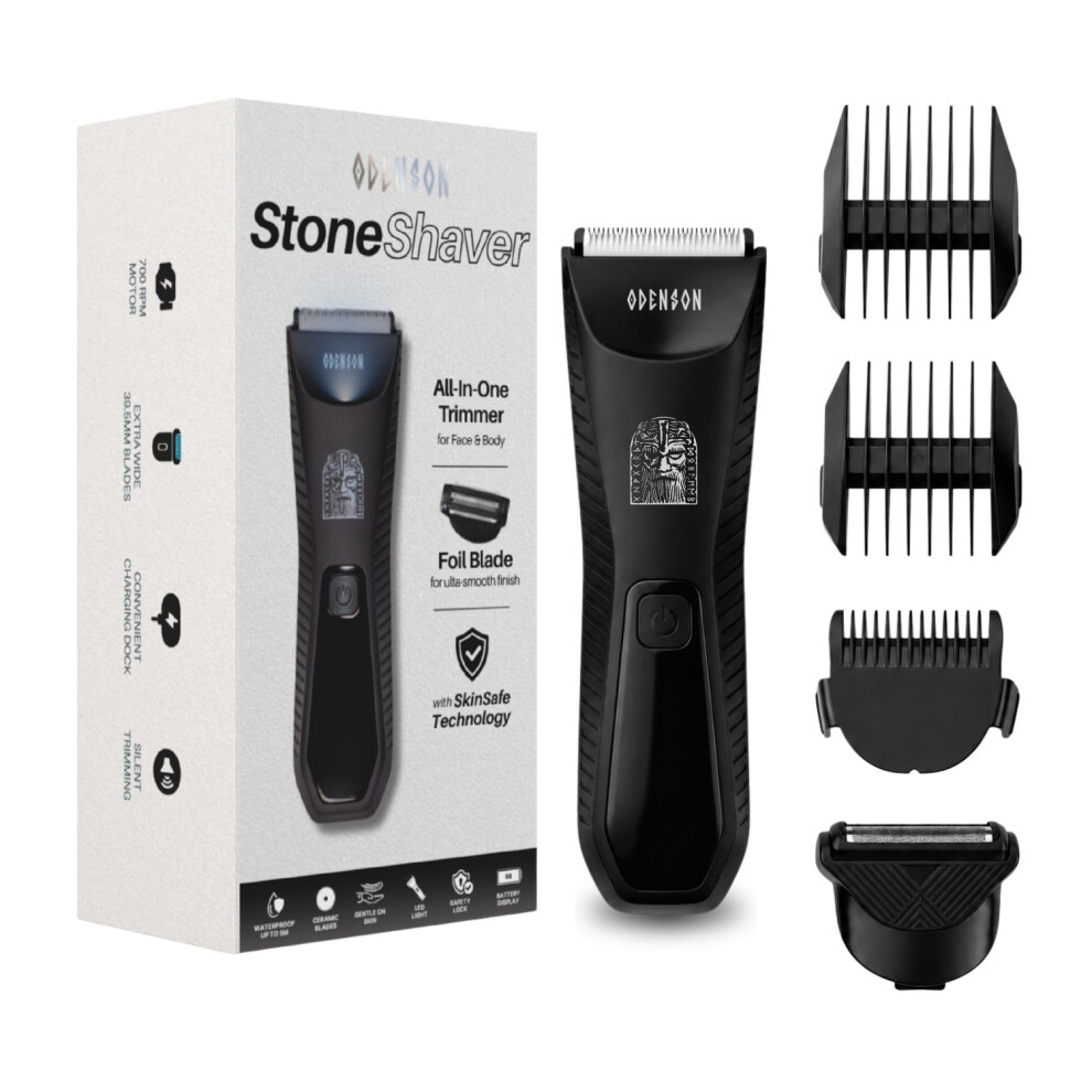 Odenson Stone Shaver - Beard And Body Hair Trimmer For Men