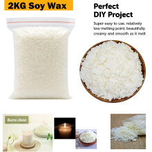 2KG Pure Soy Wax Flakes for Candle Making