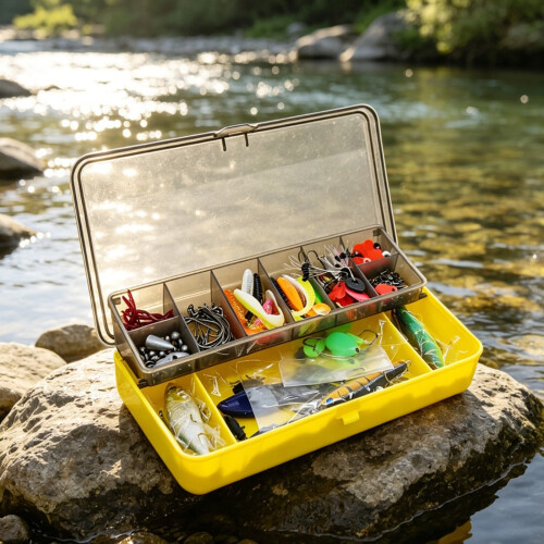 144PCS Fishing Lure Set Tackle Box Hooks Baits Kit 2