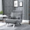 Umbaubarer Relaxsessel mit Bettfunktion, Grau, 65x69x80 cm 2