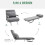 Umbaubarer Relaxsessel mit Bettfunktion, Grau, 65x69x80 cm 5