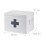 Caja de metal para guardar medicamentos con 4 compartimentos 4