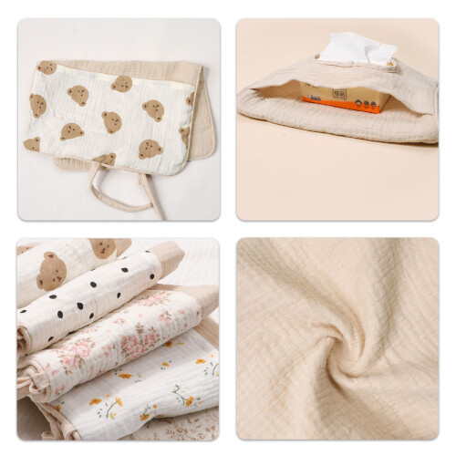 Secure Hanging Cotton Organizer for Crib No Tools Needed-A10 2