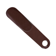 Portable Plastic Shoehorn Ergonomic Handle Shoe Horn Shoe-brown