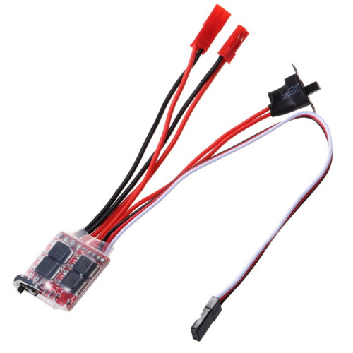 30A Reversible Brushed ESC With Instantly Brake Switching For