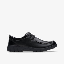 (Fit Type[Shoes], Shoe Size) Branch Low Youth Black Leather